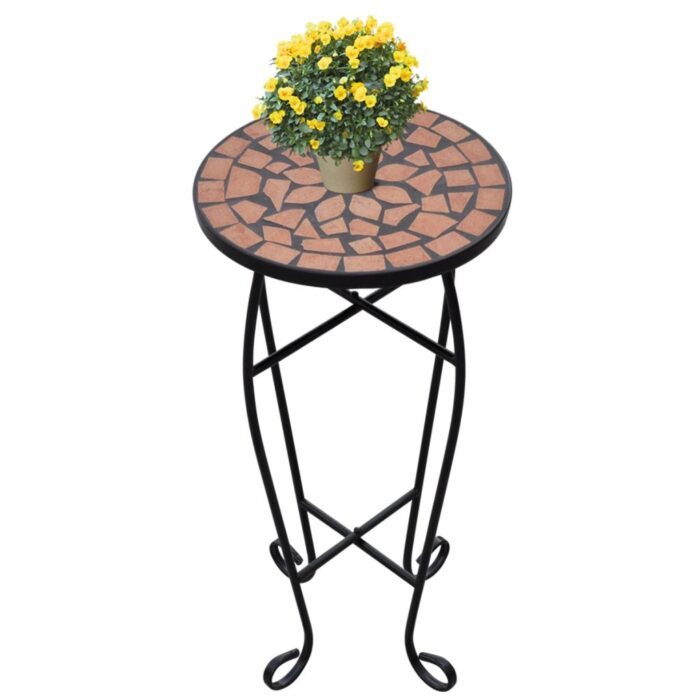 Table d'appoint Mosaïque Terre cuite – Image 1