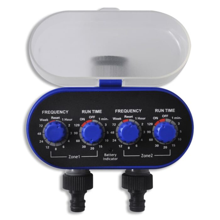 Minuterie d'arrosage automatique électronique de jardin Double sortie – Image 3