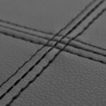 Banc en cuir synthétique de haute qualité Noir – Image 3