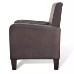 Fauteuil Marron Similicuir – Image 3