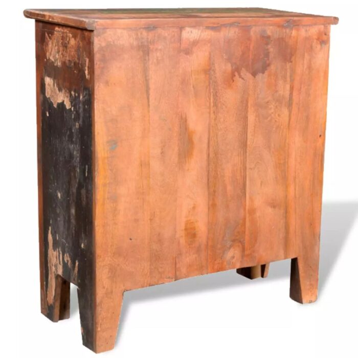 Armoire avec 4 tiroirs Bois massif de récupération – Image 7