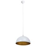Plafonnier 2 pcs Hauteur réglable Semi-sphérique Blanc – Image 3