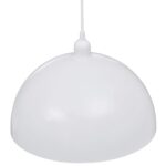 Plafonnier 2 pcs Hauteur réglable Semi-sphérique Blanc – Image 4