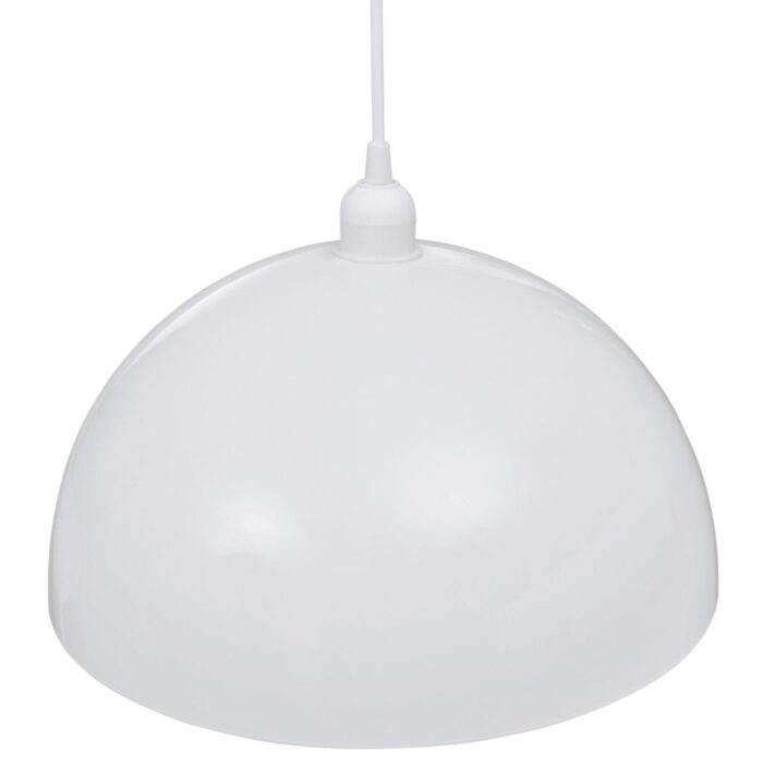 Plafonnier 2 pcs Hauteur réglable Semi-sphérique Blanc – Image 4