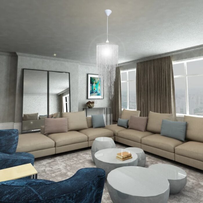 Lustre suspendu 26 x 70 cm – Image 5