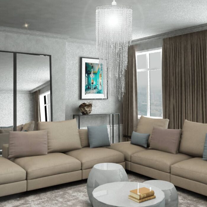 Lustre suspendu 26 x 70 cm – Image 6