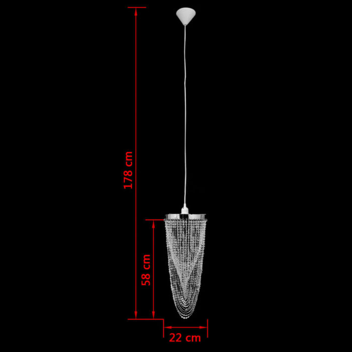 Lustre suspendu 22 x 58 cm – Image 6