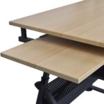 Table à dessin inclinable 2 tiroirs et tabouret – Image 5