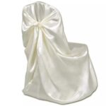 Housse de chaise crème pour le banquet de mariage 6 pièces – Image 2