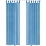 Rideau fin Turquoise 140x245 cm 2 pcs