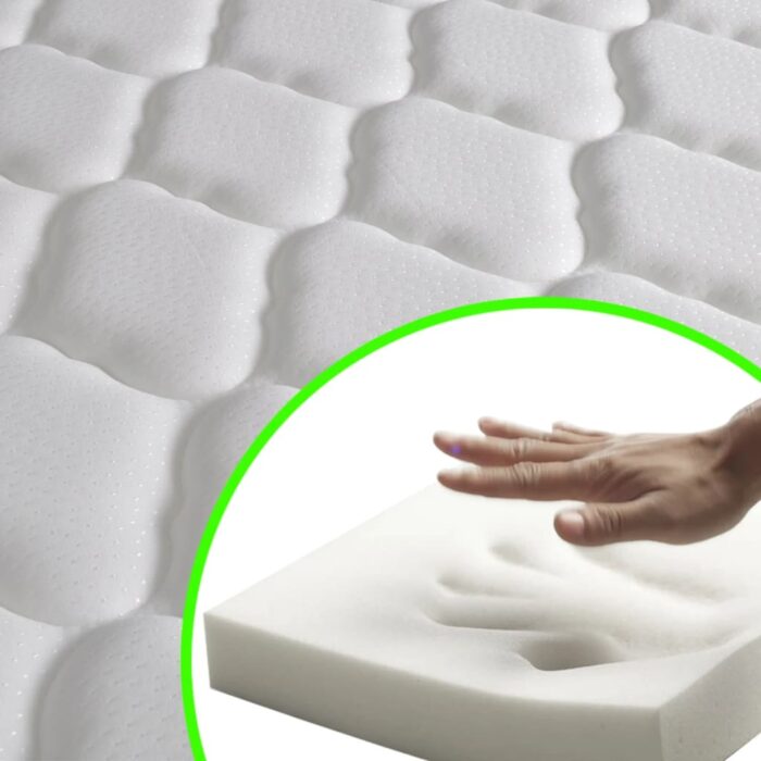 Matelas en mousse à mémoire de forme 200 x 140 x 17 cm – Image 2