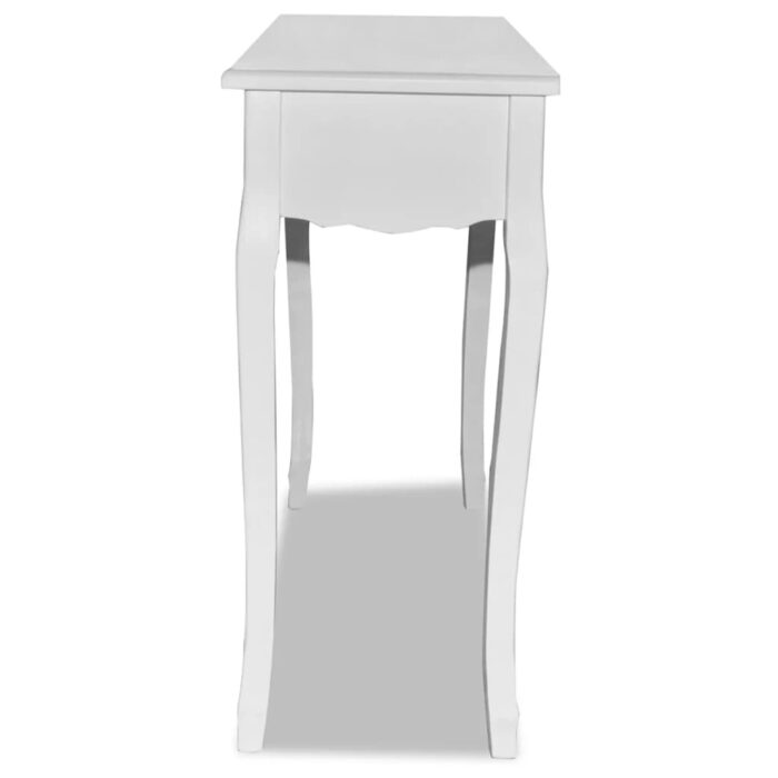 Table de console et coiffeuse Blanc – Image 2