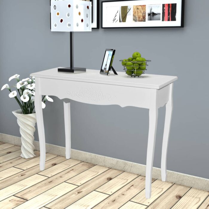 Table de console et coiffeuse Blanc – Image 1