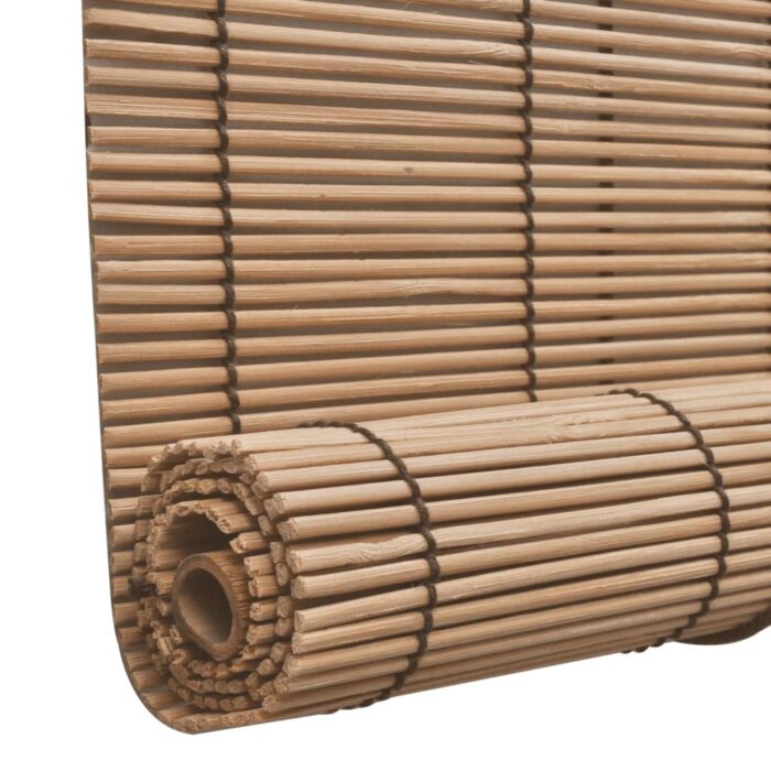Store roulant Bambou Marron 80x160 cm – Image 3