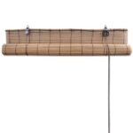 Store roulant Bambou Marron 80x160 cm – Image 4
