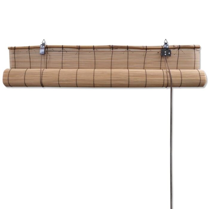 Store roulant Bambou Marron 80x160 cm – Image 4
