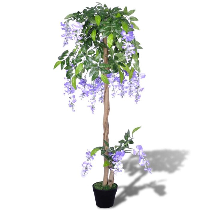 Wisteria artificiel avec Pot 120 cm – Image 1