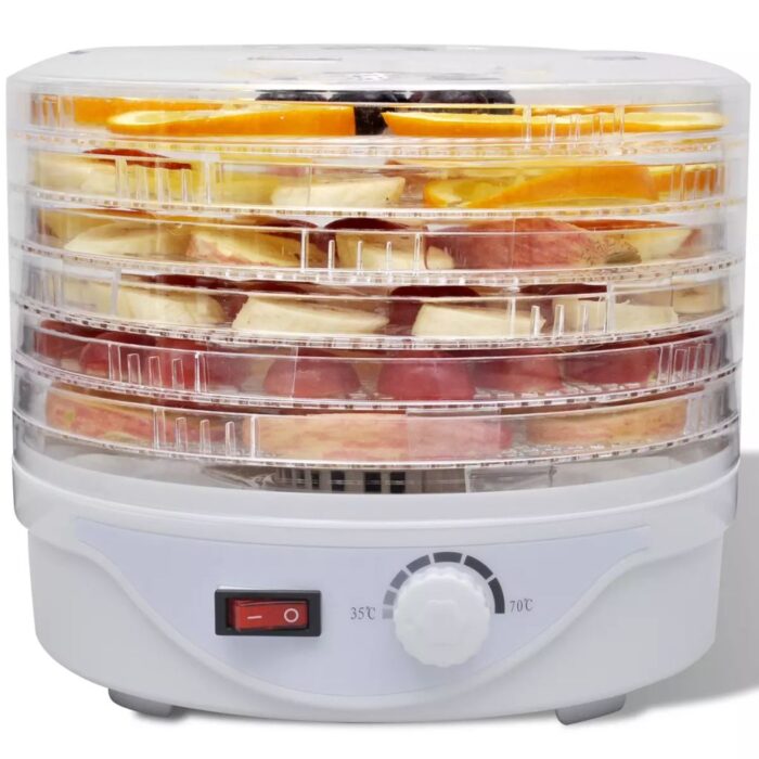 Déshydrateur avec 6 plateaux empilables (ronds) – Image 1
