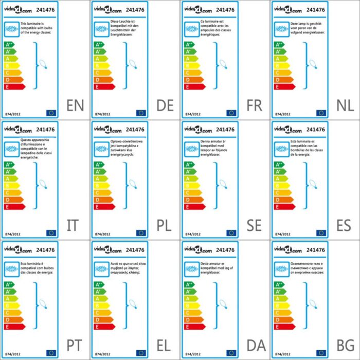Plafonnier avec bras en acrylique Blanc 5 ampoules E14 – Image 3