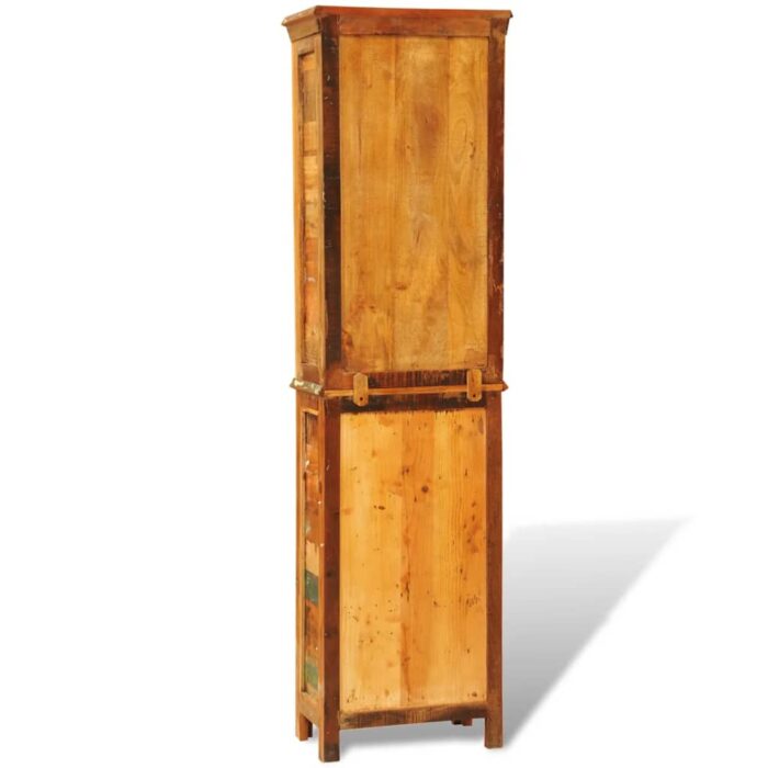 Bibliothèque Bois massif de récupération Vintage – Image 5
