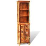 Bibliothèque Bois massif de récupération Vintage – Image 9