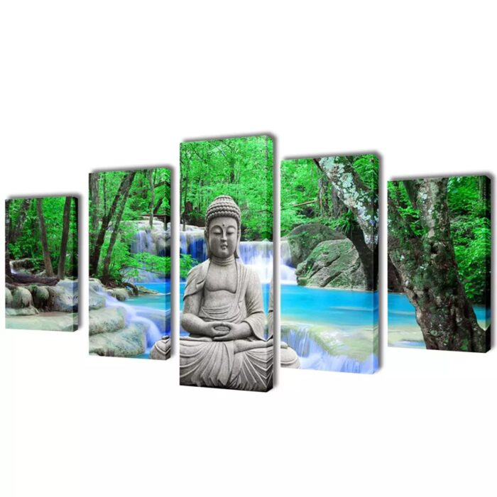 VXL8718475903376_a_en_hd_1.jpg Set de toiles murales imprimées Bouddha 200 x 100 cm – Image 1
