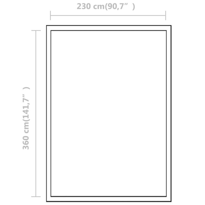 Serre renforcée en aluminium avec cadre de base 9,025 m² – Image 11