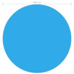 Couverture de piscine ronde 549 cm PE Bleu – Image 2