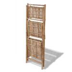 Étagère à plantes pliable 3 niveaux Bambou – Image 2