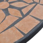 Table de bistro Terre cuite 60 cm Mosaïque – Image 3