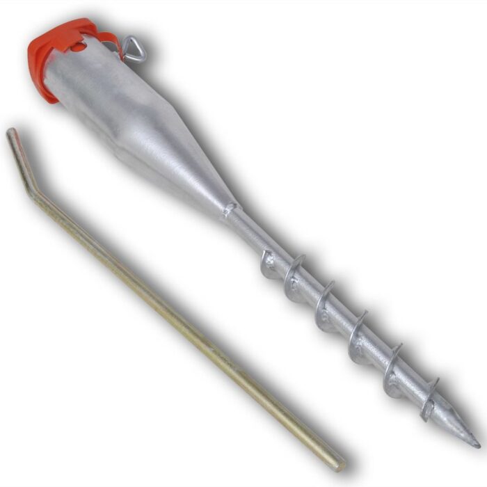 Support de parasol 55 cm acier galvanisé – Image 1
