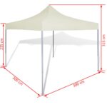 Tente pliable Crème 3 x 3 m – Image 8