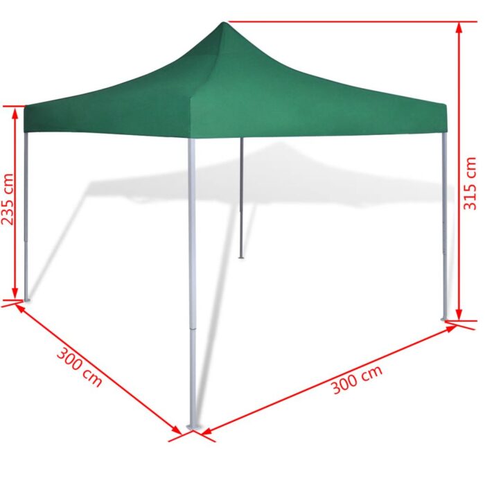 Tente pliable verte 3 x 3 m – Image 8