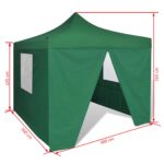 Tente pliable verte 3 x 3 m avec 4 parois – Image 10
