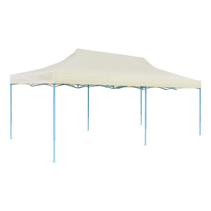 Tente de réception pliable crème 3 x 6 m – Image 2