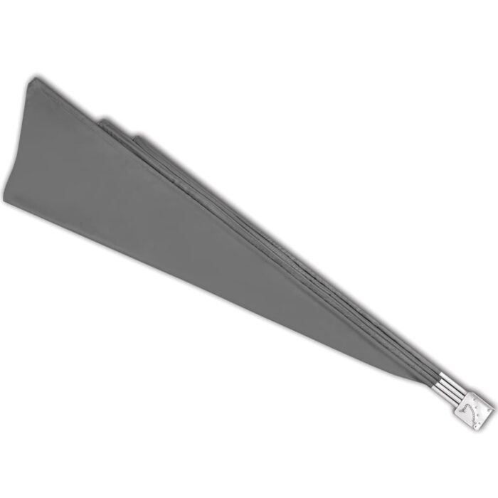 Auvent latéral pliable de balcon Gris 160 x 240 cm – Image 6