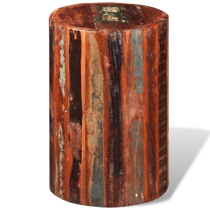 Tabouret Bois de récupération massif – Image 4