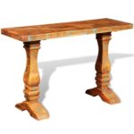 Table console Bois de récupération massif – Image 3
