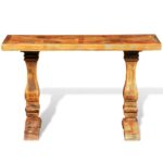 Table console Bois de récupération massif – Image 4