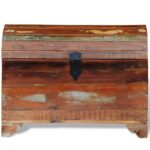 Coffre de rangement Bois de récupération massif – Image 4