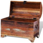 Coffre de rangement Bois de récupération massif – Image 6
