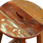 Tabouret de bar Bois de récupération massif – Image 6