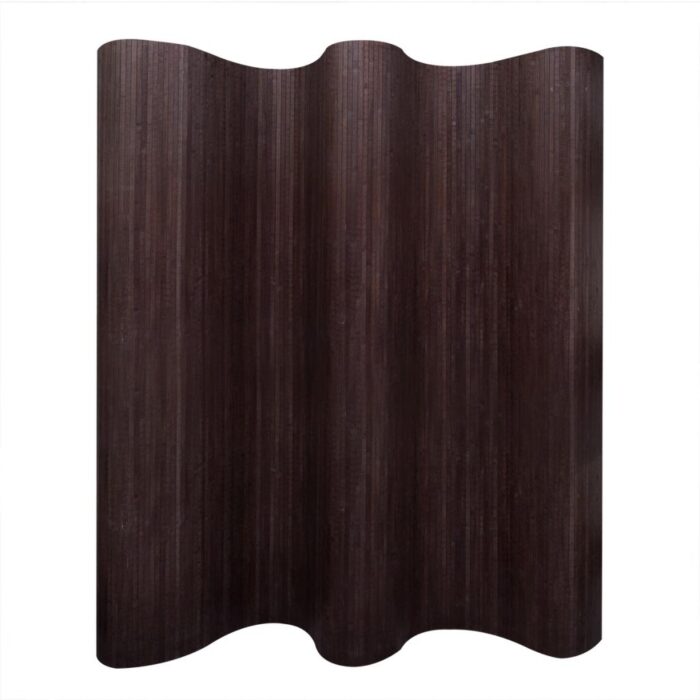 Cloison de séparation Bambou Marron foncé 250 x 165 cm – Image 1