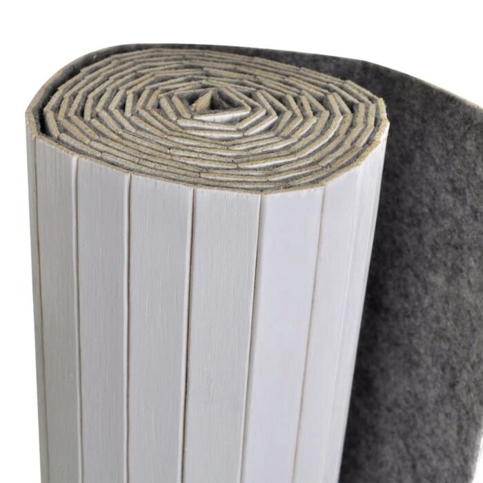 Cloison de séparation Bambou Blanc 250 x 165 cm – Image 3