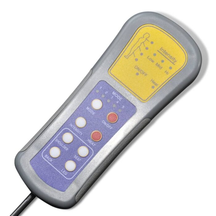 Fauteuil de massage Noir Similicuir – Image 5