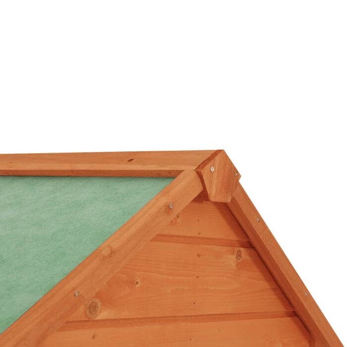 Armoire de rangement de jardin Marron 42,5x64x190 cm – Image 7