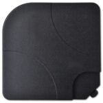 Parasol de jardin avec base portable aluminium blanc – Image 5