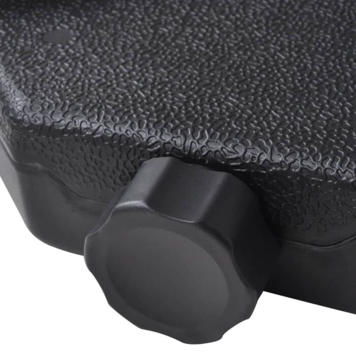 Parasol de jardin avec base portable aluminium blanc – Image 6