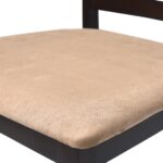 Tabourets de bar 2 pcs Marron Tissu – Image 6