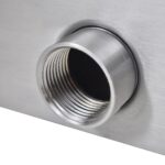 Lame d'eau rectangulaire à LED 45 cm en acier inoxydable pour piscine – Image 6